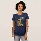 Wolf und Mond T-Shirt (Vorne ganz)