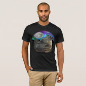 Wolf und Mond T-Shirt (Vorne ganz)