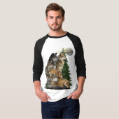 Wolf und Mond T-Shirt (Vorne ganz)