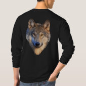 Wolf und Mond T-Shirt (Rückseite)