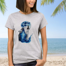 Wolf und Mond