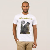 Wolf und Mond T-Shirt (Vorne ganz)