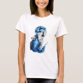 Wolf und Mond T-Shirt (Vorderseite)