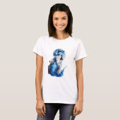 Wolf und Mond T-Shirt (Vorne ganz)