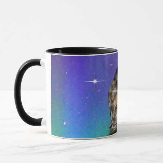 Wolf und Mond Tasse (Links)