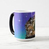 Wolf und Mond Verwandlungstasse (Vorderseite Links)