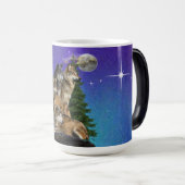 Wolf und Mond Verwandlungstasse (VorderseiteRechts)