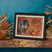 Wolf und Pack-Angebot Fotoplatte (Seite)