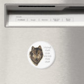 Wolf- und Packquote - Tiersammlung Magnet (In Situ (Geschirrspüler))