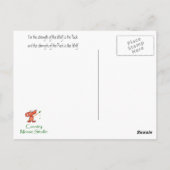 Wolf- und Packquote - Tiersammlung Postkarte (Rückseite)