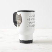 Wolf- und Packquote - Tiersammlung Reisebecher (Vorderseite Links)