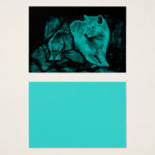 Wolf und Raven in der Nacht (Vorne & Hinten)