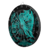 Wolf und Raven in der Nacht Dartscheibe (Vorderseite rechts)