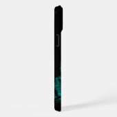 Wolf und Raven in der Nacht iPhone Hülle (Rechte Seite)