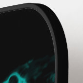 Wolf und Raven in der Nacht Pickleball Schläger (Linke Seite)