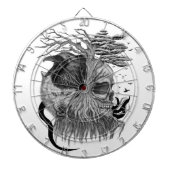 Wolf und Raven mit Skull Dartscheibe (vorne)