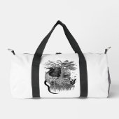 Wolf und Raven mit Skull Duffle Bag (Vorderseite)