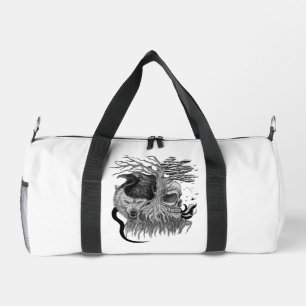 Wolf und Raven mit Skull Duffle Bag