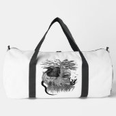 Wolf und Raven mit Skull Duffle Bag (Vorderseite)
