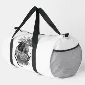 Wolf und Raven mit Skull Duffle Bag (Rechte Ecke)