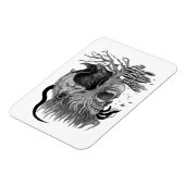 Wolf und Raven mit Skull Magnet (Linke Seite)