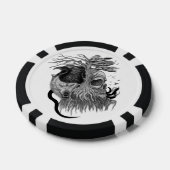 Wolf und Raven mit Skull Pokerchips (Einzeln)