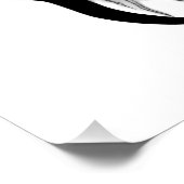 Wolf und Raven mit Skull Poster (Ecke)