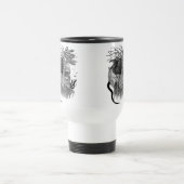 Wolf und Raven mit Skull Reisebecher (Mittel)