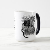Wolf und Raven mit Skull Verwandlungstasse (VorderseiteRechts)