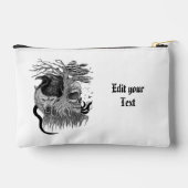 Wolf und Raven mit Skull Zubehörtasche (Rückseite)