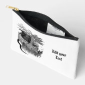 Wolf und Raven mit Skull Zubehörtasche (Offen)