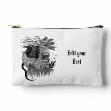 Wolf und Raven mit Skull