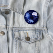 Wolf und Raven mit Vollmond Button (Beispiel)