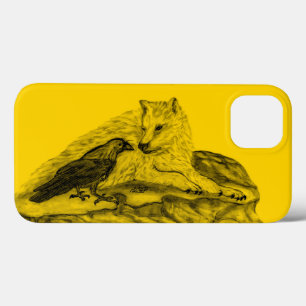 Wolf und Raven, Schwarz und Gelb Case-Mate iPhone Hülle