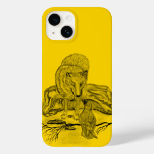 Wolf und Raven, Schwarz und Gelb Case-Mate iPhone 14 Hülle