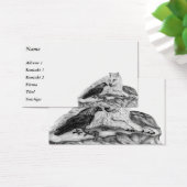 Wolf und Raven - Schwarz und Weiß (Schreibtisch)