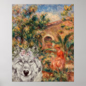 Wolf und Renoir's Farmhouse Malerei Poster (Vorne)