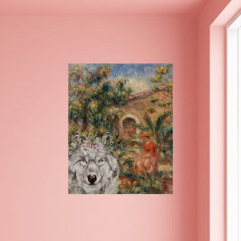 Wolf und Renoir's Farmhouse Malerei Poster