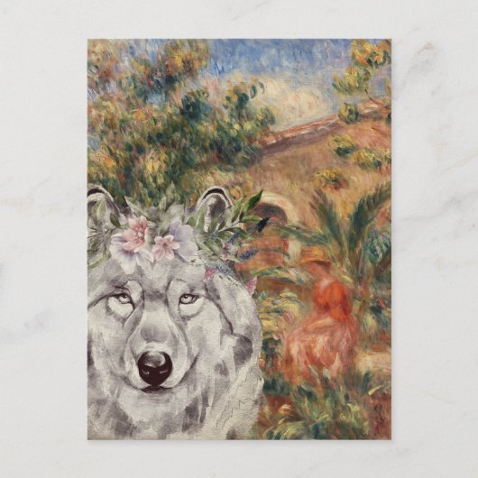 Wolf und Renoir's Farmhouse Postkarte (Vorderseite)