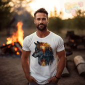 Wolf- und Sonnenschutzmittel T-Shirt