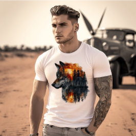 Wolf- und Sonnenschutzmittel T-Shirt