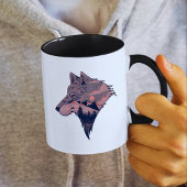 Wolf und Tasse
