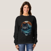 Wolf und Winter Sweatshirt (Vorne ganz)