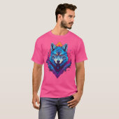 Wolf und Wölfe T-Shirt (Vorne ganz)