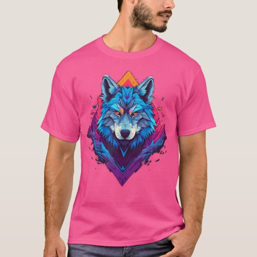 Wolf und Wölfe T-Shirt (Vorderseite)