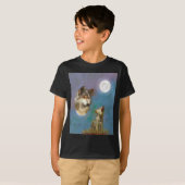Wolf-undjunges T-Shirt (Vorne ganz)