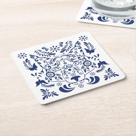 Wolf Untersetzer (angewinkelt)