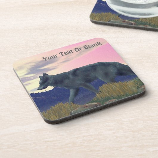 Wolf Untersetzer (Linke Seite)