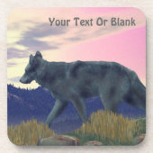 Wolf Untersetzer (Vorderseite)