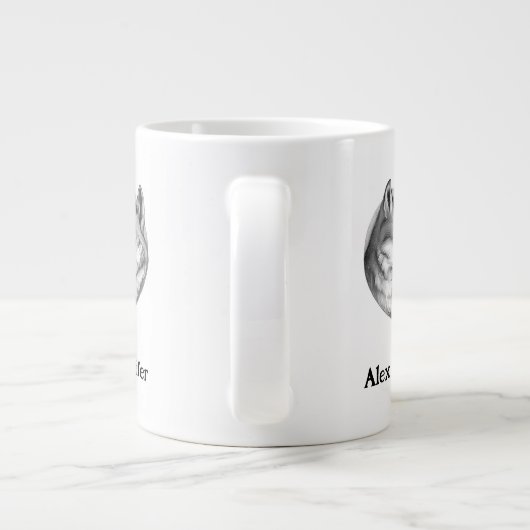 Wolf Valentine Tasse (Rückseite)